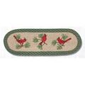 Capitol Importing Co 13 x 36 in. Cardinals Oval Patch Runner 68-365C